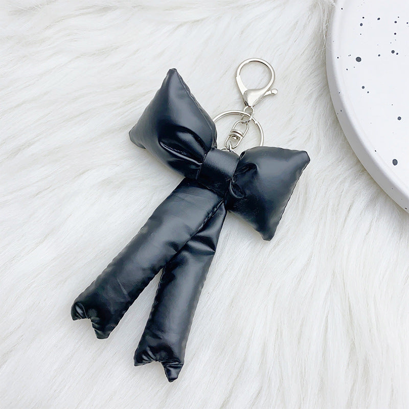 Wholesale =Fashionable sweet girl stuffed cotton bow bag pendant